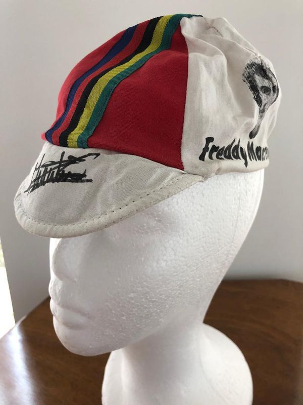 Signed Freddy Maertens Supporters Club cap